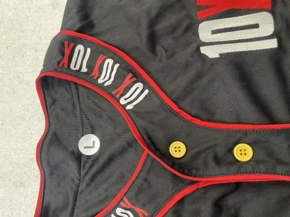 10X JERSEY GRAPHIC NERO UOMO PRE OWNED L