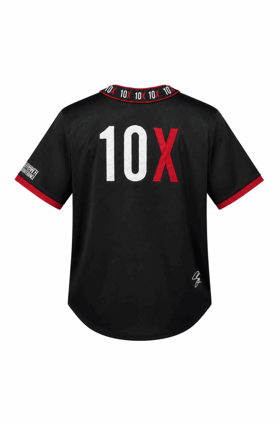 10X JERSEY GRAPHIC NERO UOMO PRE OWNED L