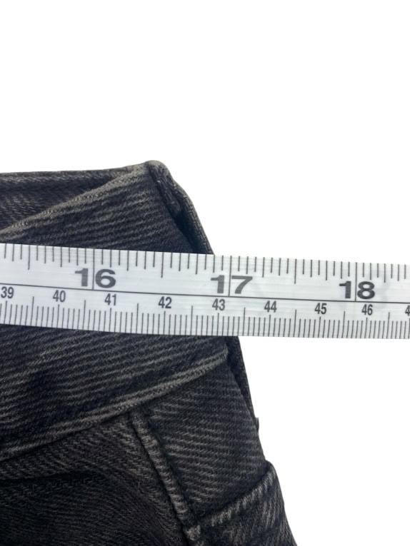 157. JEANS CASUAL WASHED BLACK MENS L