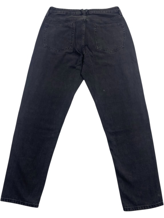 157. JEANS CASUAL WASHED BLACK MENS L