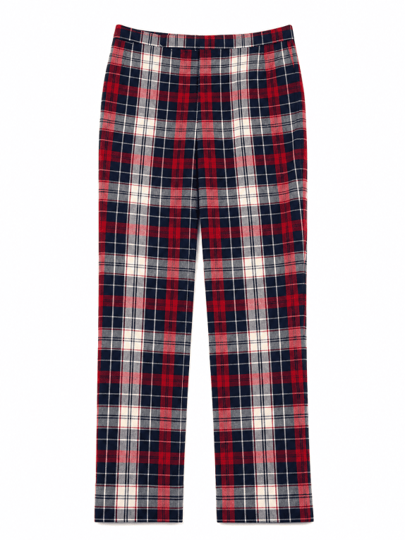 Thom Browne Fall 2009  PANTALONI CLASSIC CHECK ROSSO BLU UOMO PRE OWNED L