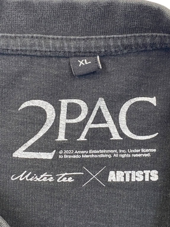 2PAC GRAPHIC TEE STREETWEAR ΜΑΥΡΟ ΑΝΤΡΙΚΟ PRE OWNED XL