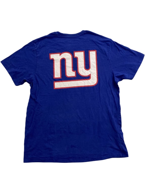 47 T-shirt NEW YORK GIANTS logo blu UNISEX M usata