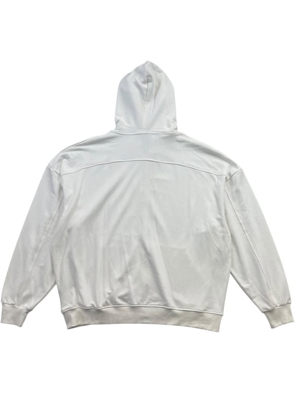 4F Ζακέτα Φούτερ με Κουκούλα Logo Λευκό Unisex XXL