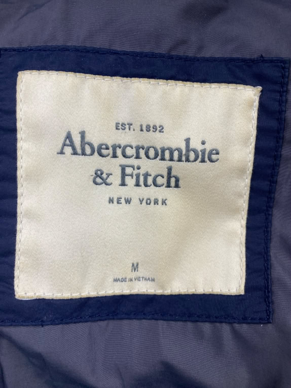 Abercrombie & Fitch Μπουφάν Puffer Casual Logo Μαύρο Γυναικείο M