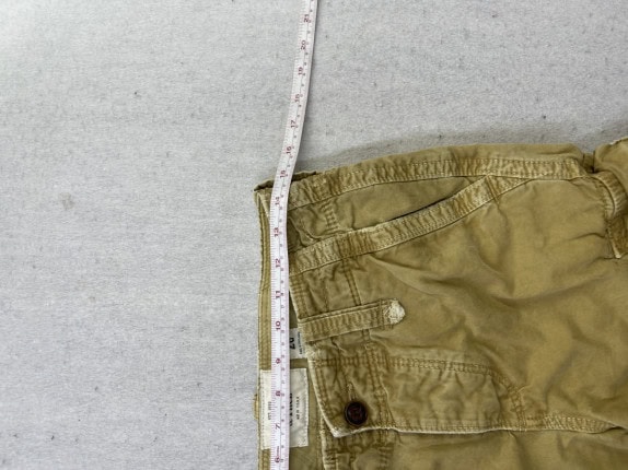 ABERCROMBIE AND FITCH CARGO SHORTS UTILITY KHAKI UOMO PRE OWNED S