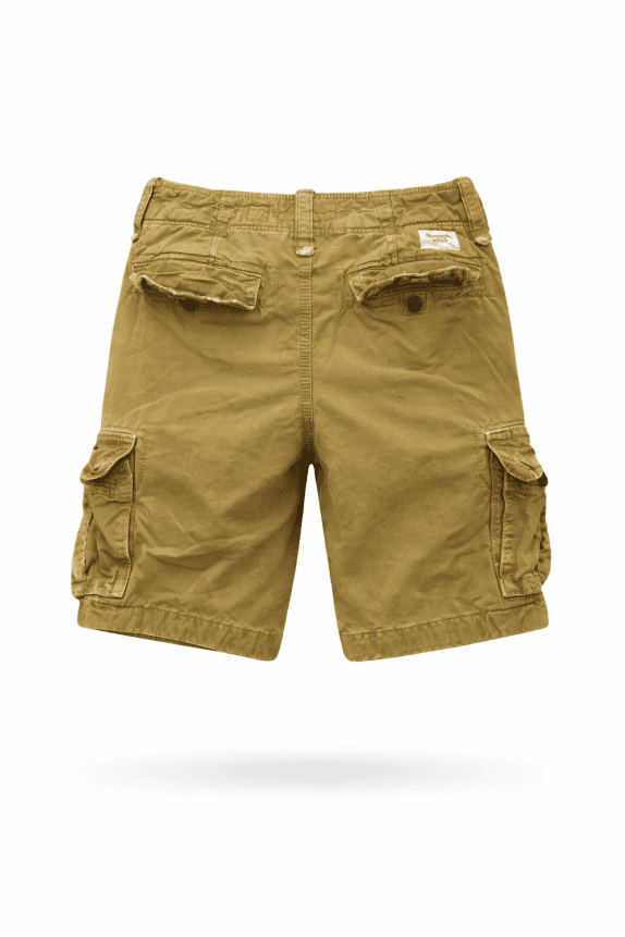 ABERCROMBIE AND FITCH CARGO SHORTS UTILITY KHAKI UOMO PRE OWNED S