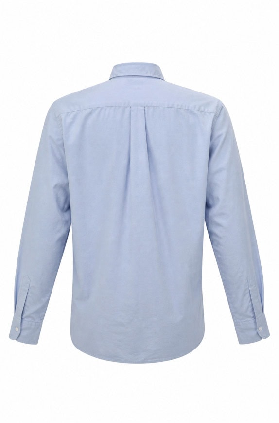 ABERCROMBIE AND FITCH CAMICIA MINIMAL CELESTE UOMO PRE OWNED L