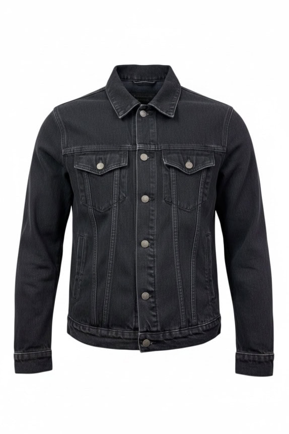 ABERCROMBIE FITCH ΤΖΙΝ ΜΠΟΥΦΑΝ WASHED ΞΕΘΩΡΙΑΣΜΕΝΟ ΜΑΥΡΟ ΑΝΤΡΙΚΟ PRE OWNED S