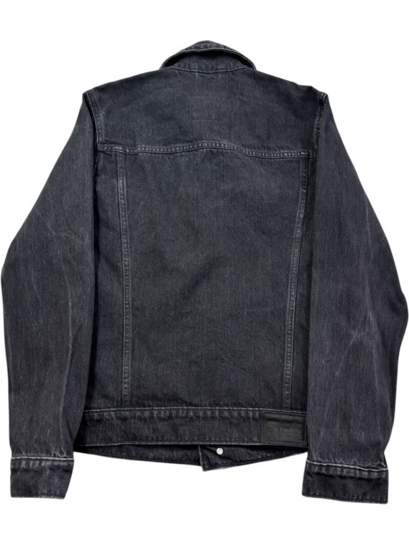 ABERCROMBIE FITCH ΤΖΙΝ ΜΠΟΥΦΑΝ WASHED ΞΕΘΩΡΙΑΣΜΕΝΟ ΜΑΥΡΟ ΑΝΤΡΙΚΟ PRE OWNED S