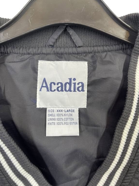 Acadia Nylon Pullover Jacket Big Logo Μαύρο Unisex XXXL