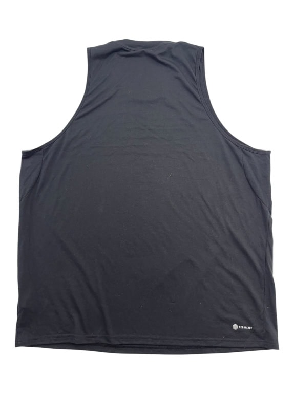 ADIDAS Sleeveless Training Top AEROREADY Logo Black Men's 2XL