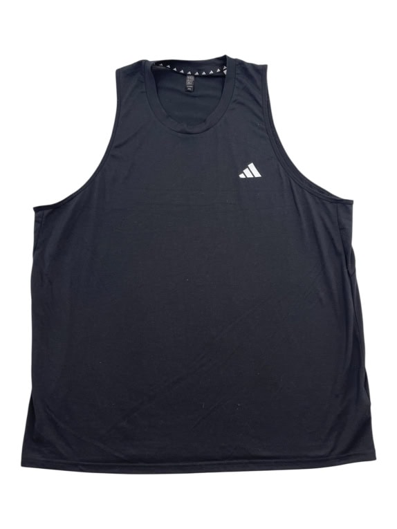 ADIDAS Sleeveless Training Top AEROREADY Logo Black Men's 2XL