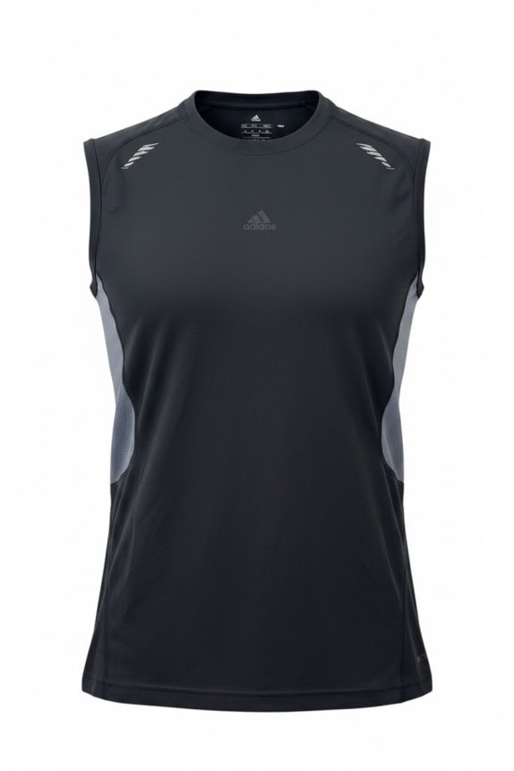 ADIDAS ΑΜΑΝΙΚΗ ΜΠΛΟΥΖΑ SPORTSWEAR ΜΑΥΡΟ ΓΚΡΙ ΑΝΤΡΙΚΟ PRE OWNED L