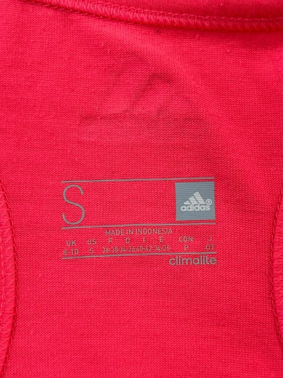 ADIDAS ΑΜΑΝΙΚΟ ΤΟΠ ATHLETIC GRAPHIC ΡΟΖ ΓΥΝΑΙΚΕΙΟ PRE OWNED S