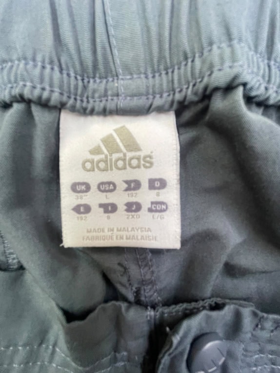 Adidas Ανδρική Βερμούδα 3/4 Γκρι Μέγεθος L
