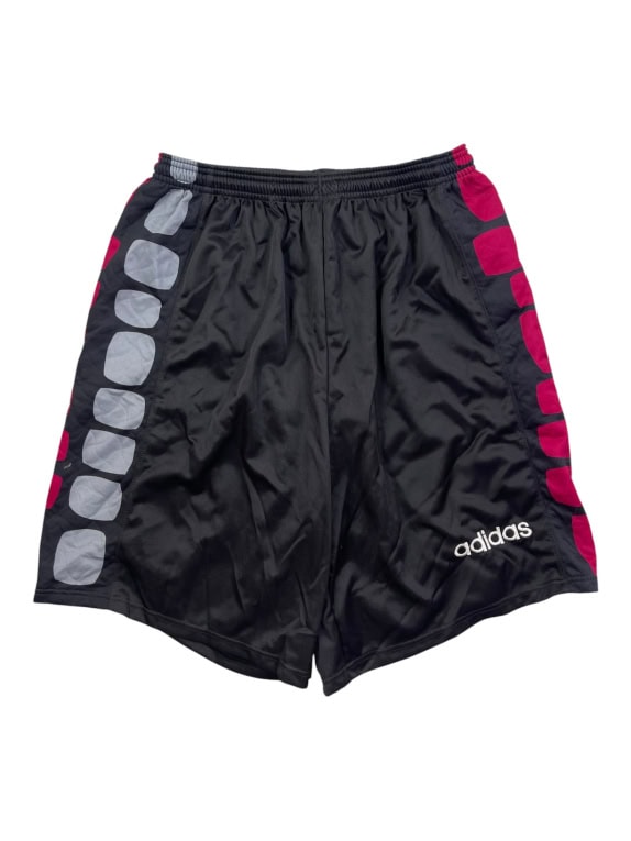 Adidas Pantaloncini sportivi da uomo Nero Multicolore Taglia L