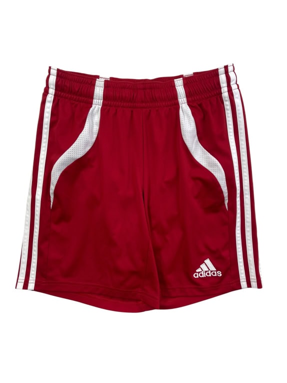 Adidas Ανδρικό Σορτσάκι Κόκκινο με Λευκές Ρίγες Μέγεθος L