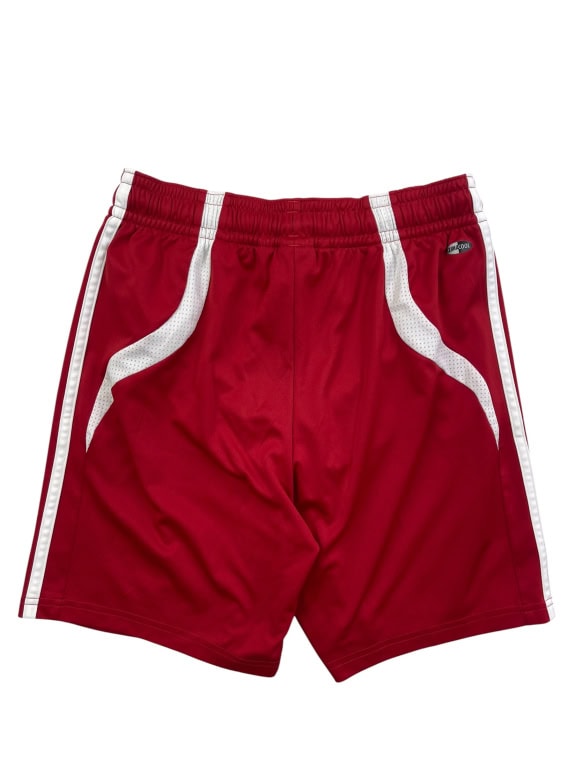 Adidas Ανδρικό Σορτσάκι Κόκκινο με Λευκές Ρίγες Μέγεθος L