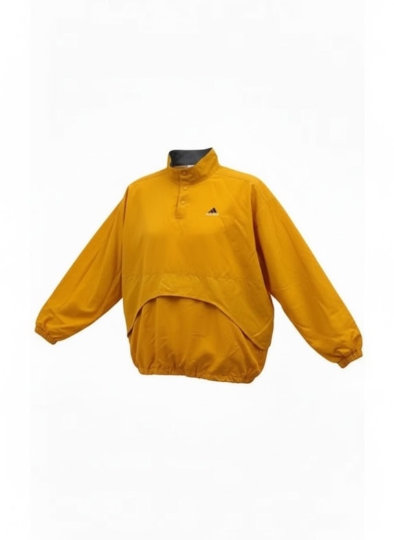 Adidas Αντιανεμικό Jacket Vintage Logo Κίτρινο Unisex XL