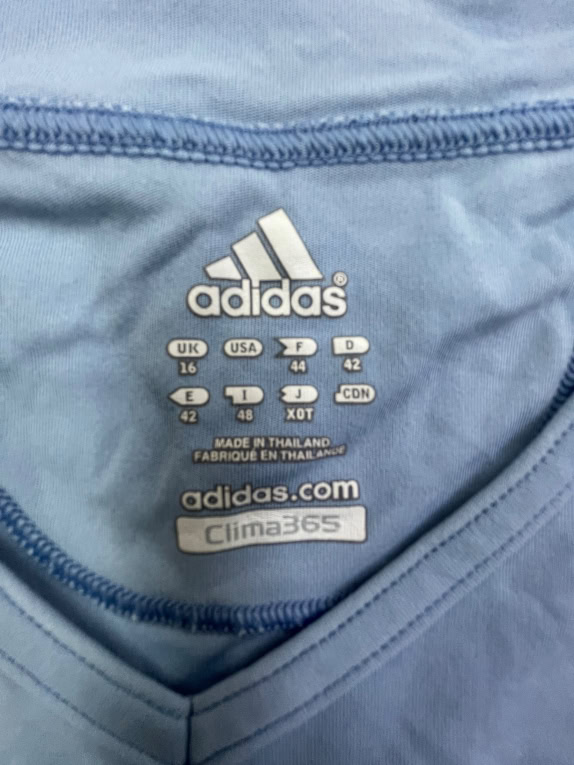 ADIDAS MAGLIA SPORTIVA CLIMA365 CON LOGO BLU DA DONNA M