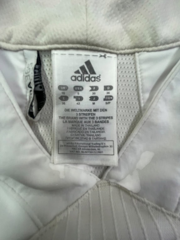 ADIDAS ΑΘΛΗΤΙΚΟ ΦΟΡΕΜΑ TENNIS LOGO ΛΕΥΚΟ ΓΥΝΑΙΚΕΙΟ S
