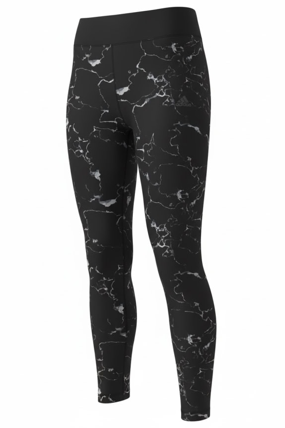 Adidas Αθλητικό Κολάν Climalite Printed Μαύρο Γυναικείο L