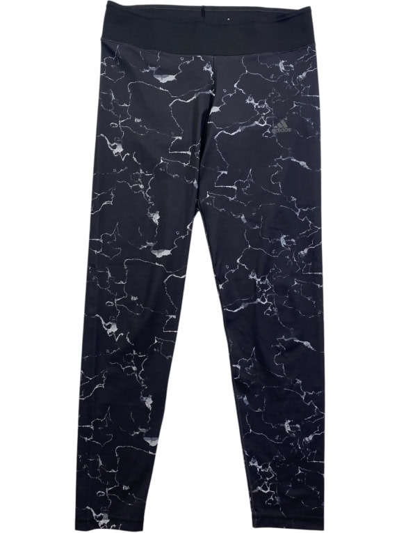Adidas Αθλητικό Κολάν Climalite Printed Μαύρο Γυναικείο L