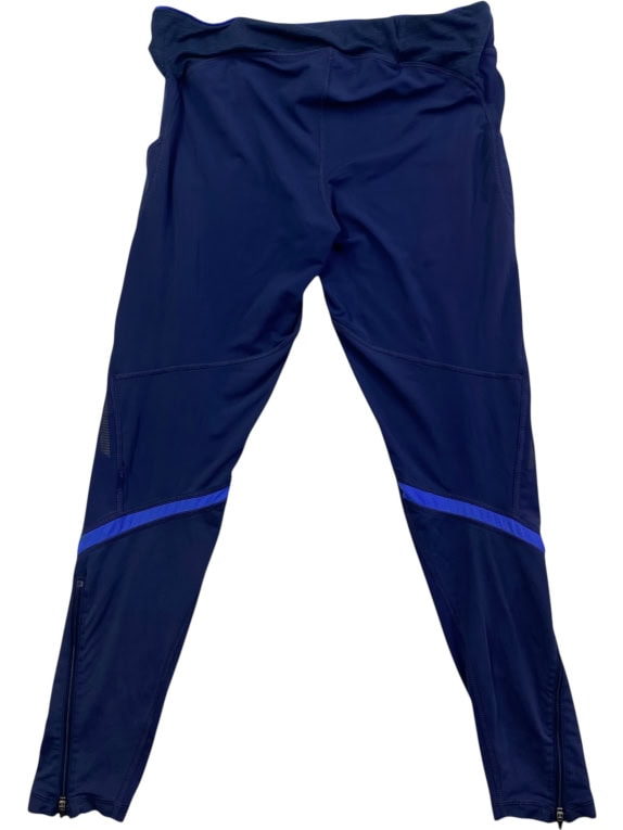 Adidas Athletic Leggings Blue Performance Men’s M