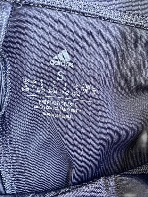 Adidas Αθλητικό Κολάν Training Σκούρο Μπλε Γυναικείο S