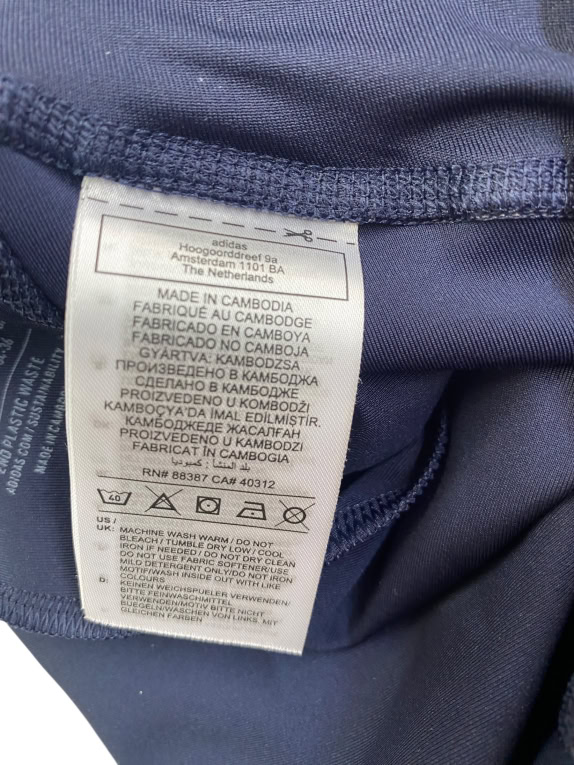 Adidas Αθλητικό Κολάν Training Σκούρο Μπλε Γυναικείο S