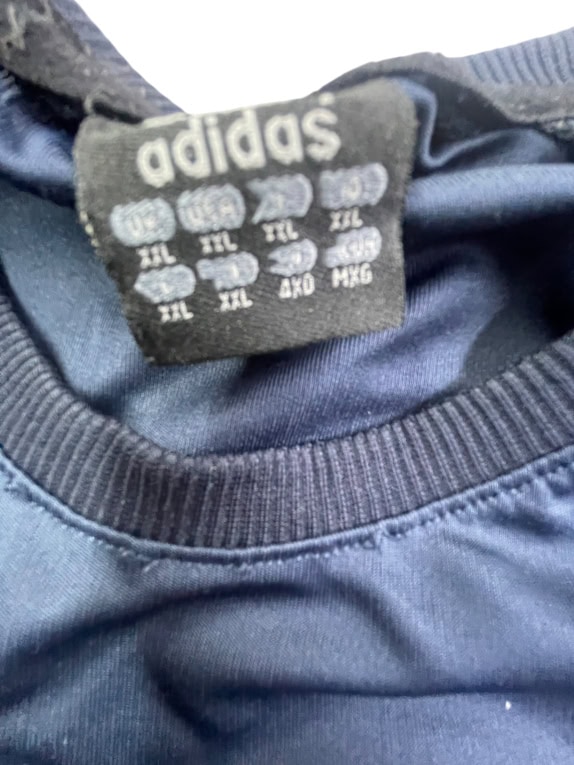 ADIDAS ΑΘΛΗΤΙΚΟ ΜΠΛΟΥΖΑΚΙ PERFORMANCE ΛΟΓΟΤΥΠΟ ΜΠΛΕ ΣΚΟΥΡΟ ΑΝΔΡΙΚΟ XXL
