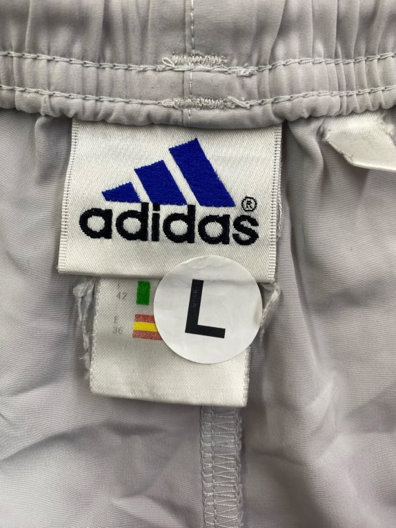Adidas Αθλητικό Σορτς Casual Logo Γκρι Ανδρικό L