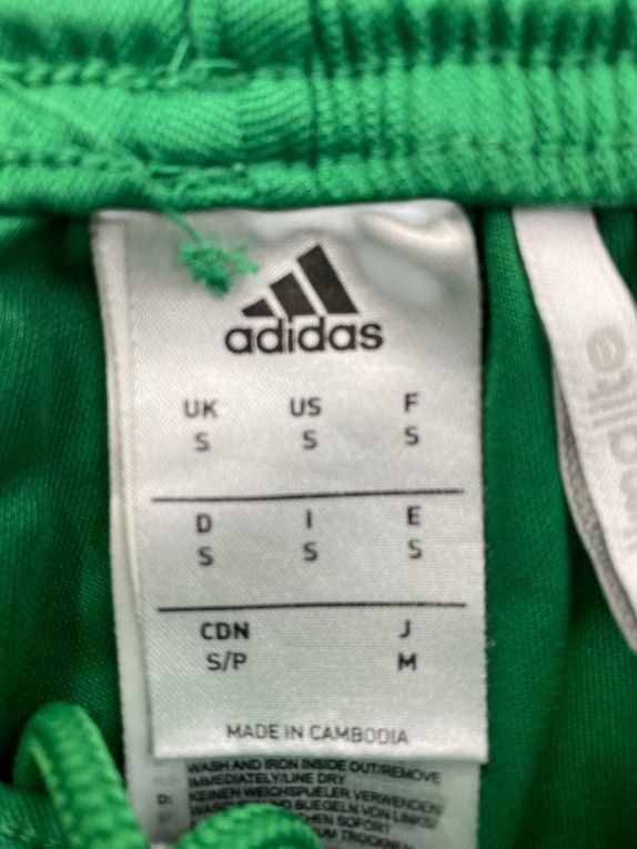 ADIDAS CLIMALITE SPORTS SHORTS WITH LOGO GREEN MENS SMALL