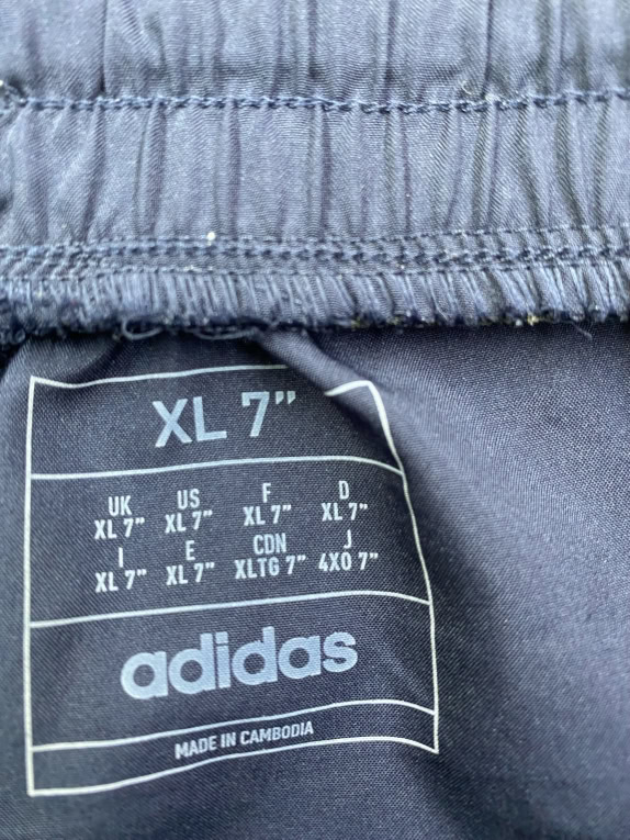 ADIDAS ΑΘΛΗΤΙΚΟ ΣΟΡΤΣ ΜΕ ΛΟΓΟΤΥΠΟ ΜΠΛΕ ΑΝΔΡΙΚΟ XL
