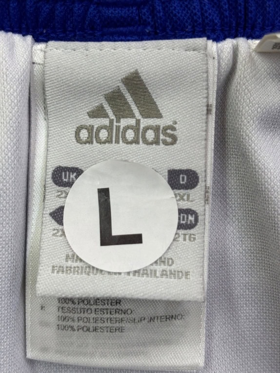 ADIDAS SHORTS SPORTIVI MINIMAL BLU UOMO PRE OWNED L