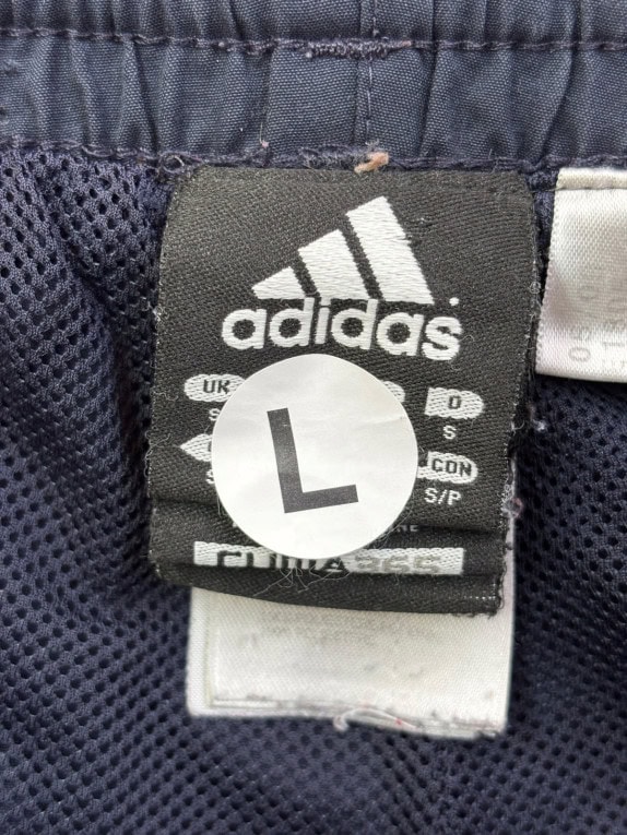 ADIDAS SHORTS SPORTIVI MINIMAL NAVY UNISEX PRE OWNED