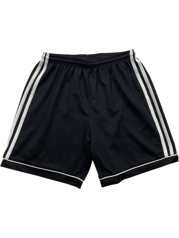 ADIDAS pantaloncini sportivi performance con tre strisce neri da uomo XS