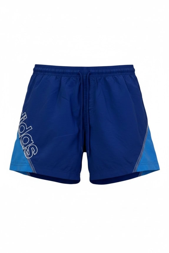 ADIDAS ATHLETIC SHORTS STREETWEAR BLUE MEN PRE OWNED M