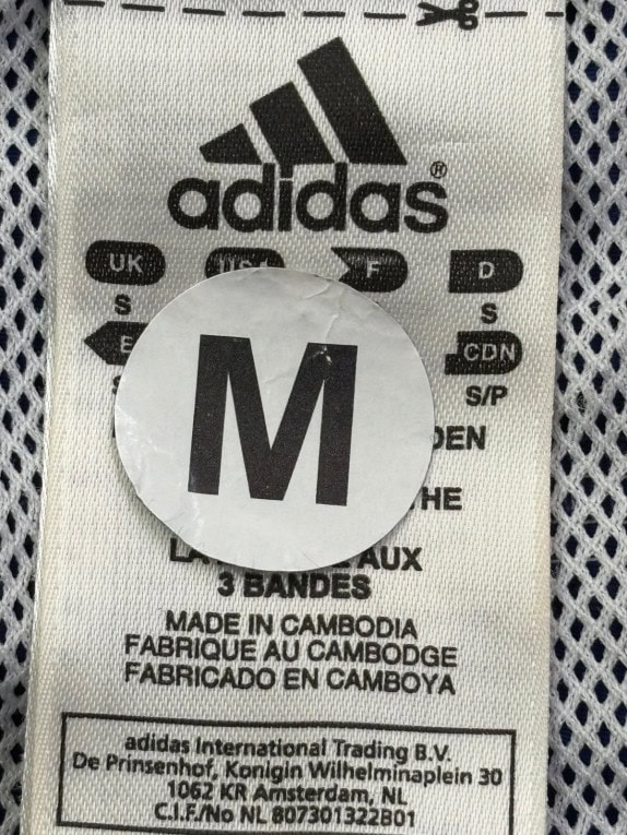 ADIDAS ATHLETIC SHORTS STREETWEAR BLUE MEN PRE OWNED M