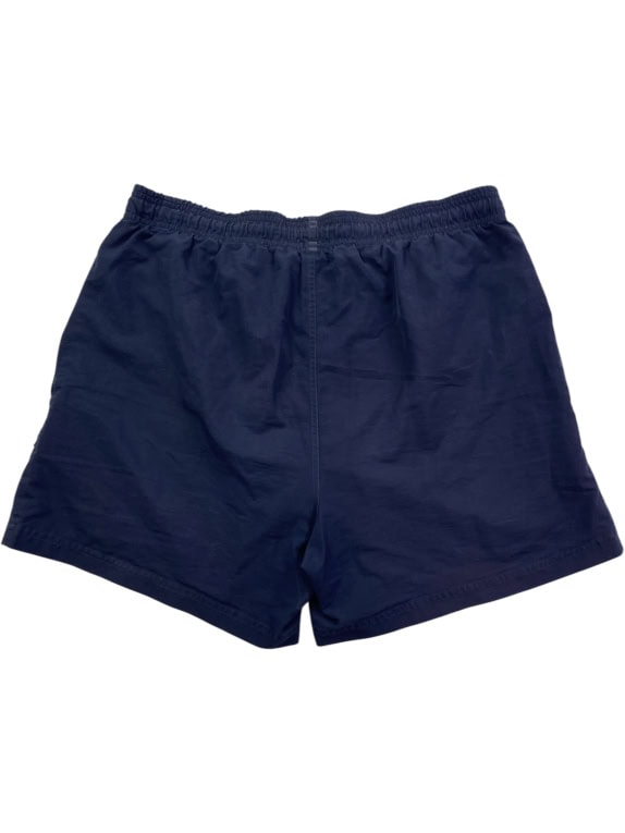 Pantaloncini sportivi adidas vintage performance con logo ricamato blu scuro da uomo M