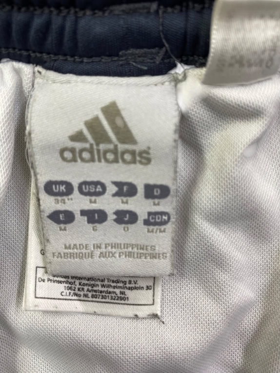 ADIDAS ATHLETIC SHORTS FORMOTION LOGO NAVY BLUE MEN M