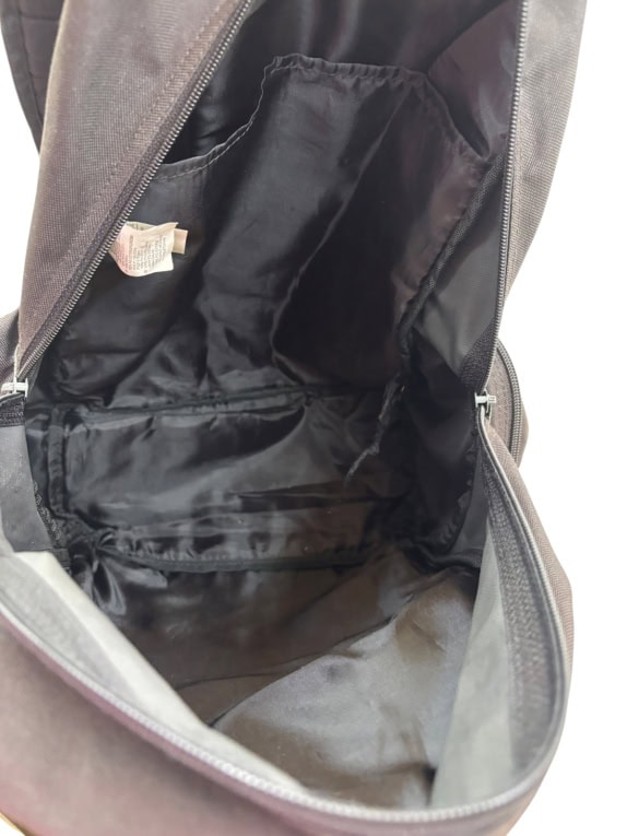 ADIDAS BACKPACK MINIMAL BLACK UNISEX PRE OWNED