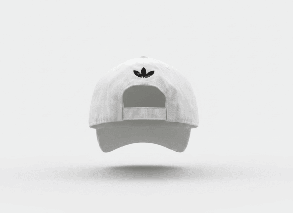 ADIDAS BASEBALL CAP MINIMAL WHITE MEN PRE OWNED