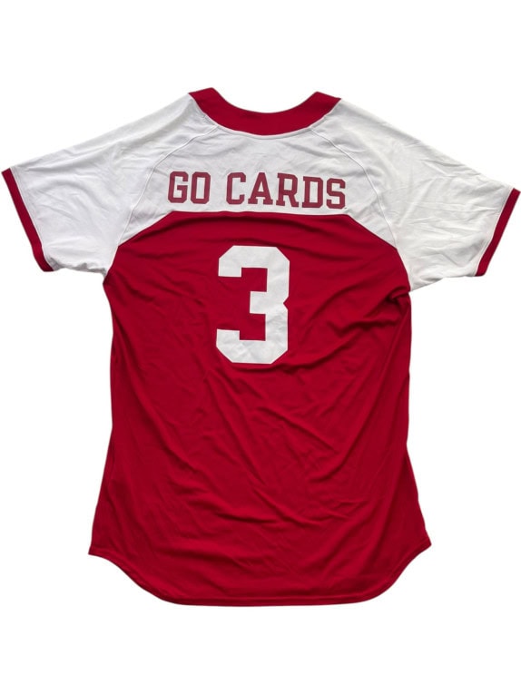 ADIDAS BASEBALL JERSEY COLLEGIATE ΚΟΚΚΙΝΟ ΛΕΥΚΟ ΑΝΤΡΙΚΟ PRE OWNED L