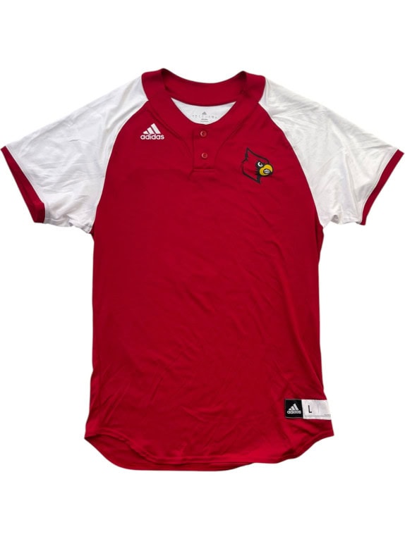 ADIDAS BASEBALL JERSEY COLLEGIATE ΚΟΚΚΙΝΟ ΛΕΥΚΟ ΑΝΤΡΙΚΟ PRE OWNED L