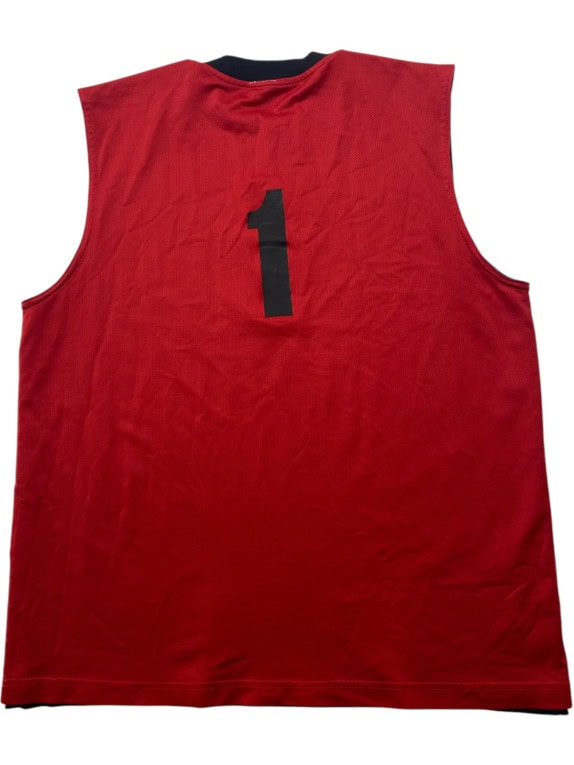 ADIDAS BASKETBALL JERSEY SPORTSWEAR ΚΟΚΚΙΝΟ ΑΝΤΡΙΚΟ PRE OWNED L