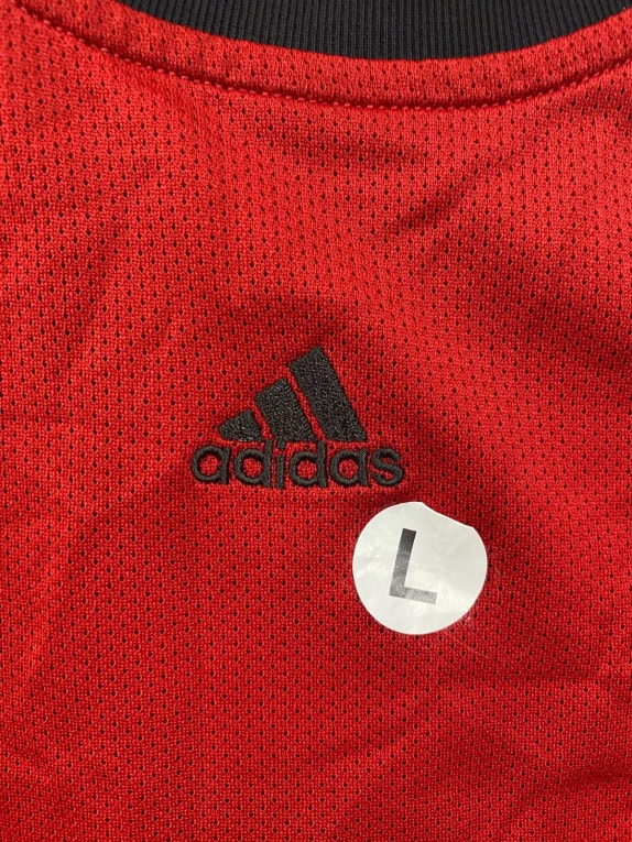 ADIDAS BASKETBALL JERSEY SPORTSWEAR ΚΟΚΚΙΝΟ ΑΝΤΡΙΚΟ PRE OWNED L