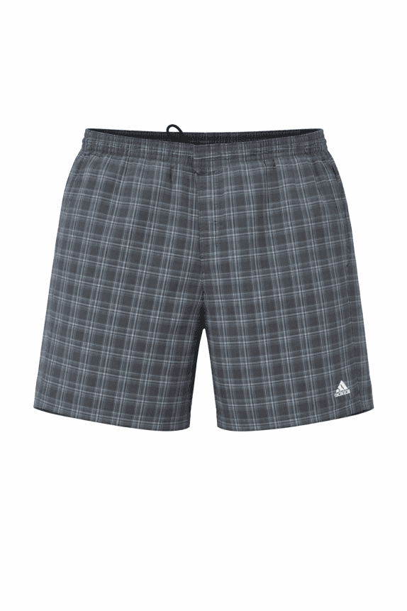 ADIDAS BASKETBALL SHORTS PLAID ΓΚΡΙ ΑΝΤΡΙΚΟ PRE OWNED L