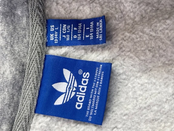 ADIDAS CREWNECK GRAPHIC ΓΚΡΙ ΓΥΝΑΙΚΕΙΟ PRE OWNED L
